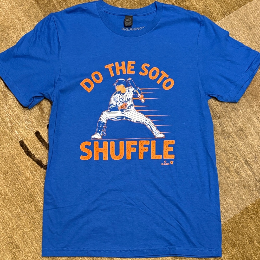 ~BreakingT~ Blue “Do the Soto Shuffle” Mets T-Shirt